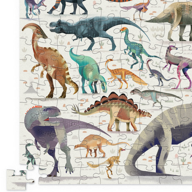World of Dinosaurs | 150-Piece Tin Puzzle