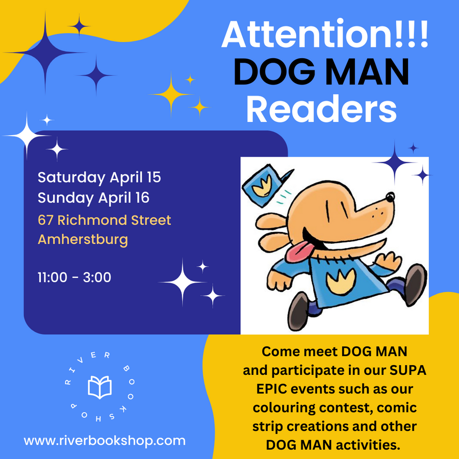 DOG MAN is coming to River Bookshop!
