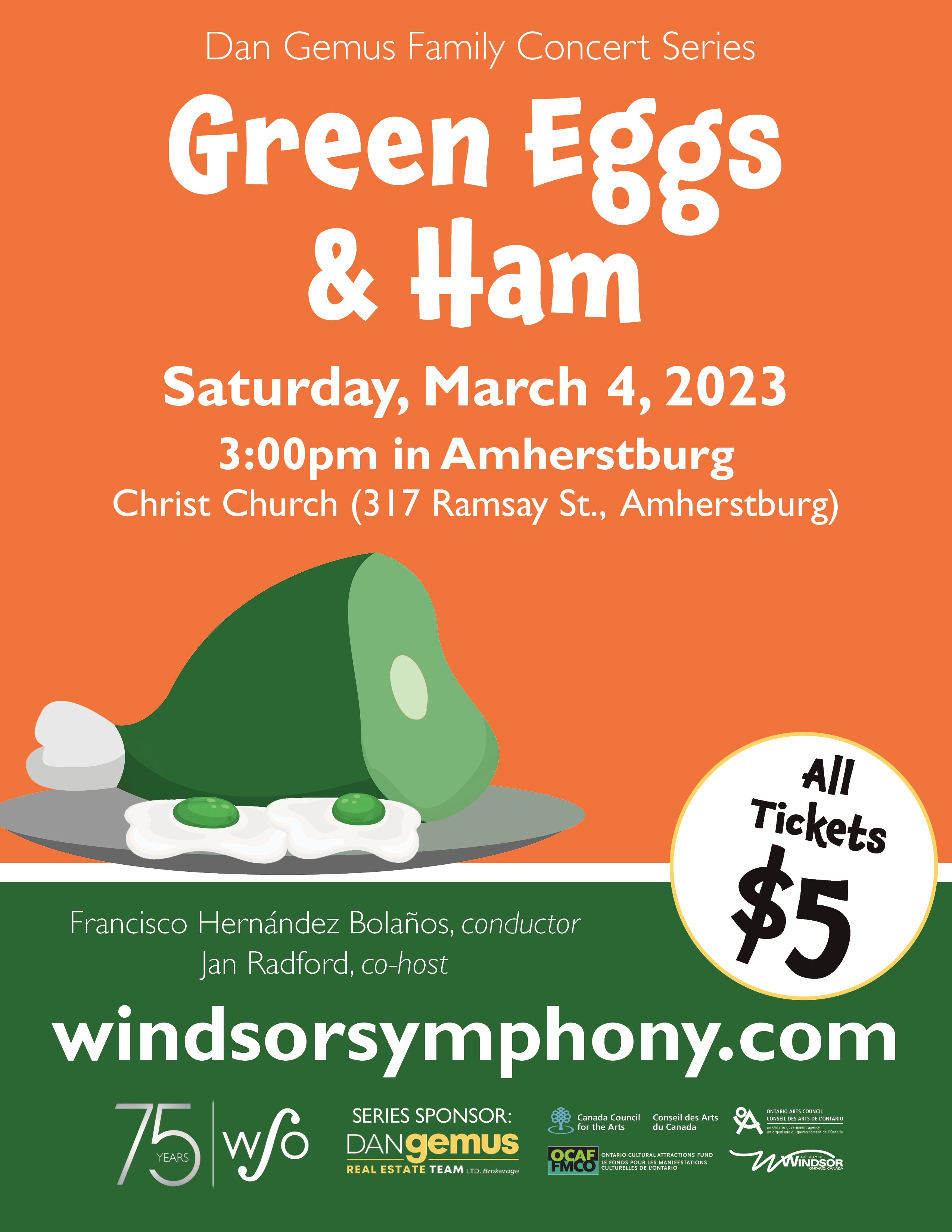 Family Concert by the WSO: Green Eggs & Ham