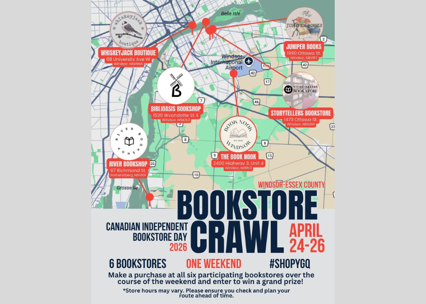 Bookstore Crawl: Apr. 24-26