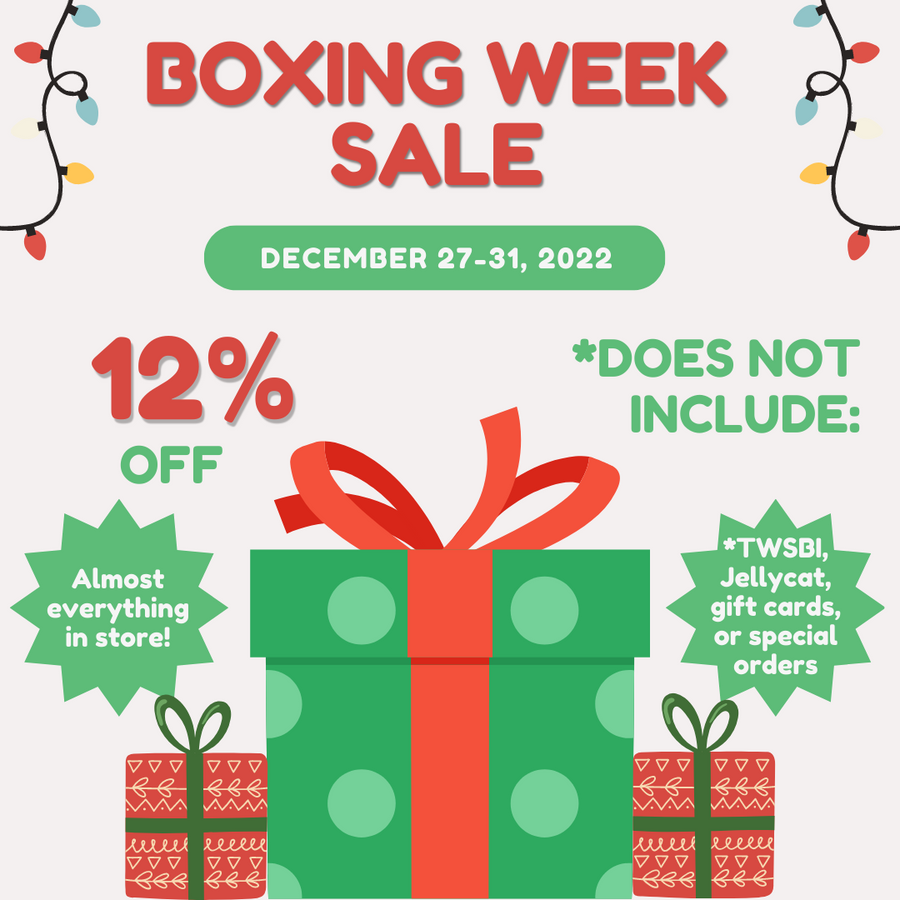 Boxing Week Sale at River Bookshop