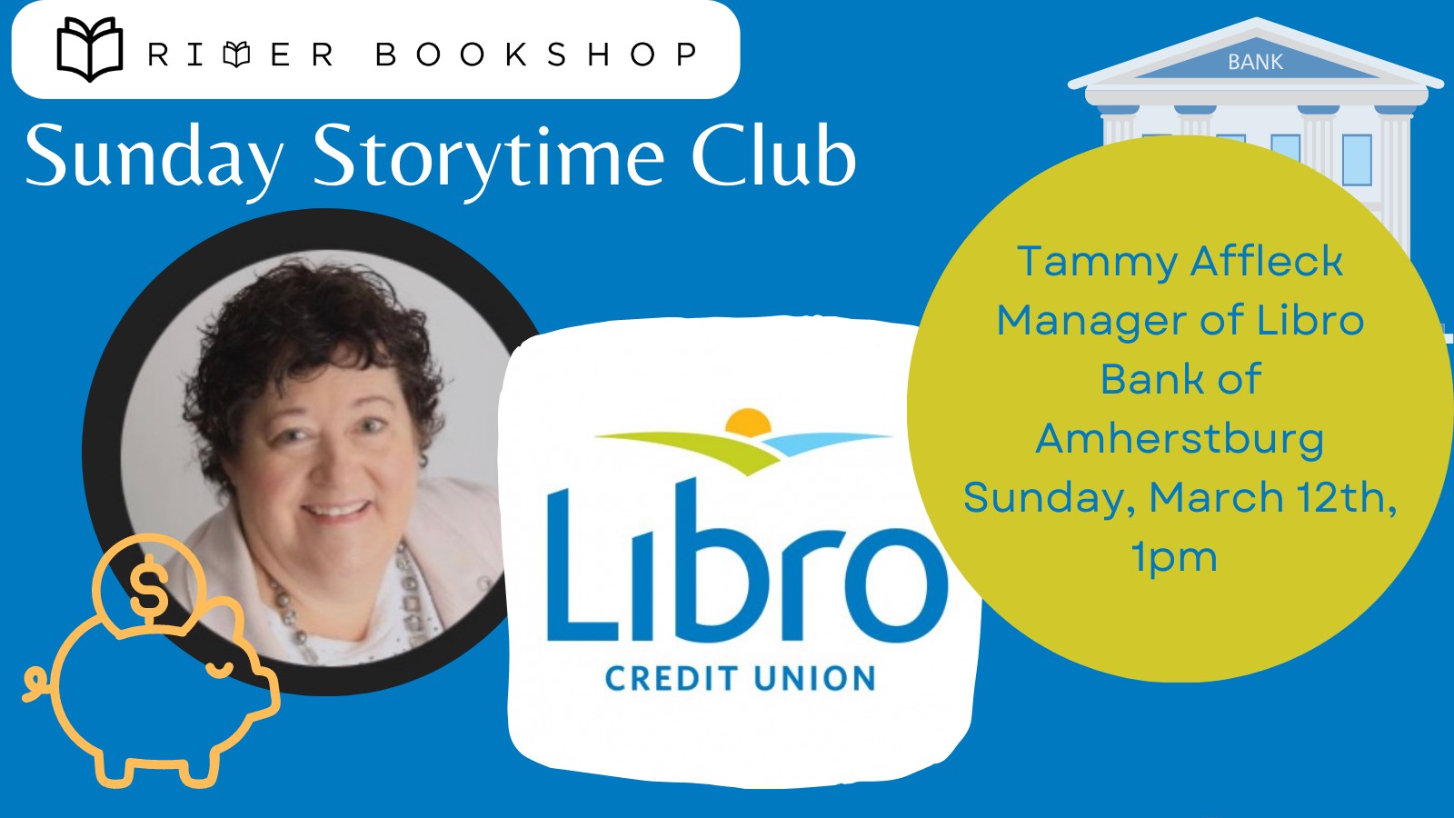 Story Time Newsletter: Upcoming Readers Tammy Affleck, Lisa Poultney