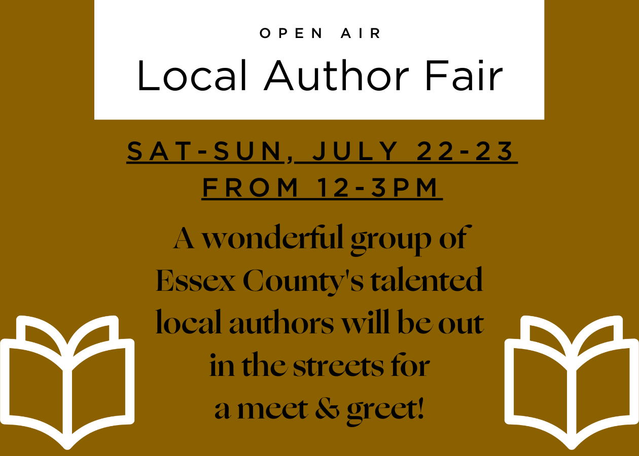 Local Author Fair: July 22-23