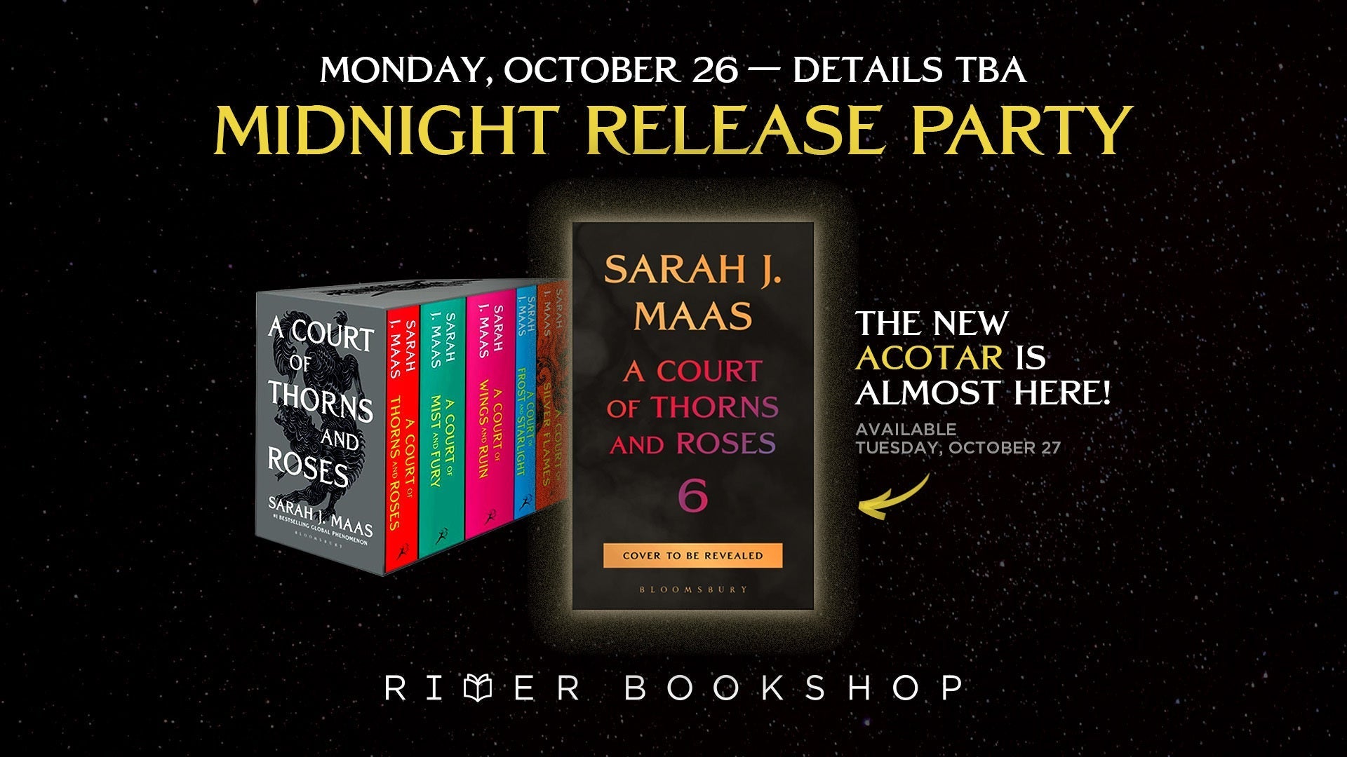ACOTAR Midnight Release: Oct. 26-27