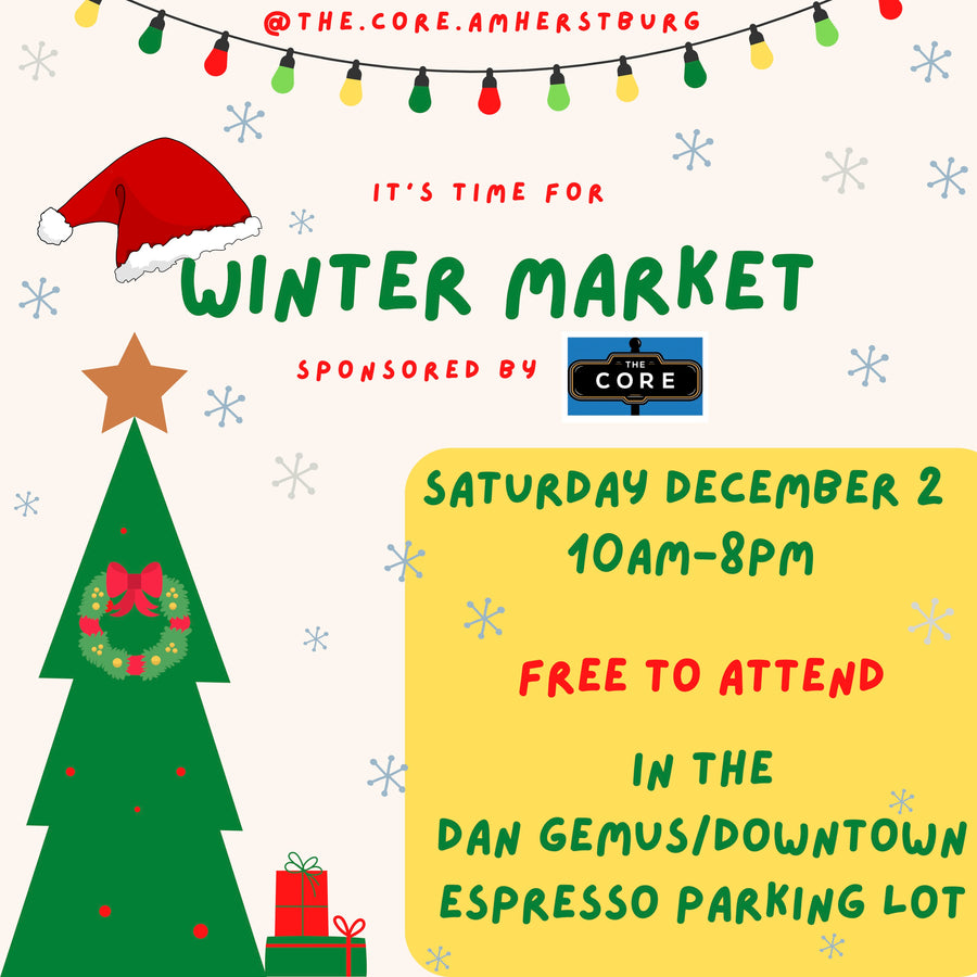 Winter Market, This Saturday, December 2