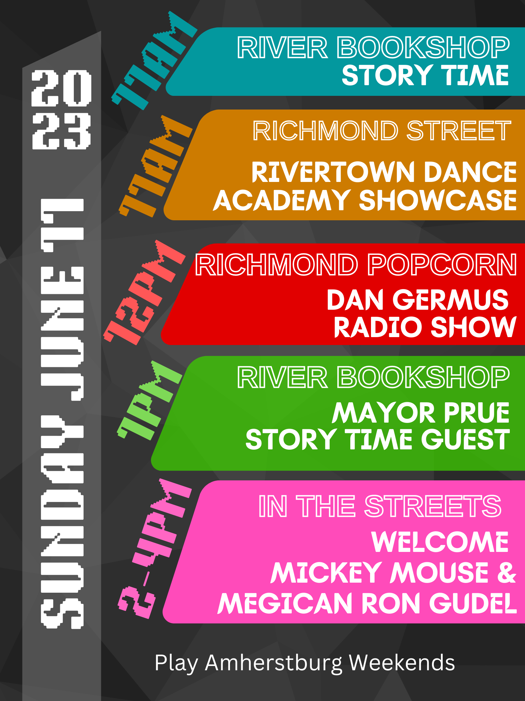 Play Amherstburg Sunday June 11th