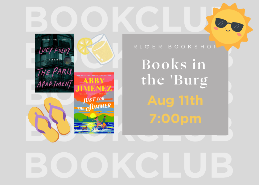 Books in the 'Burg: Aug. 11