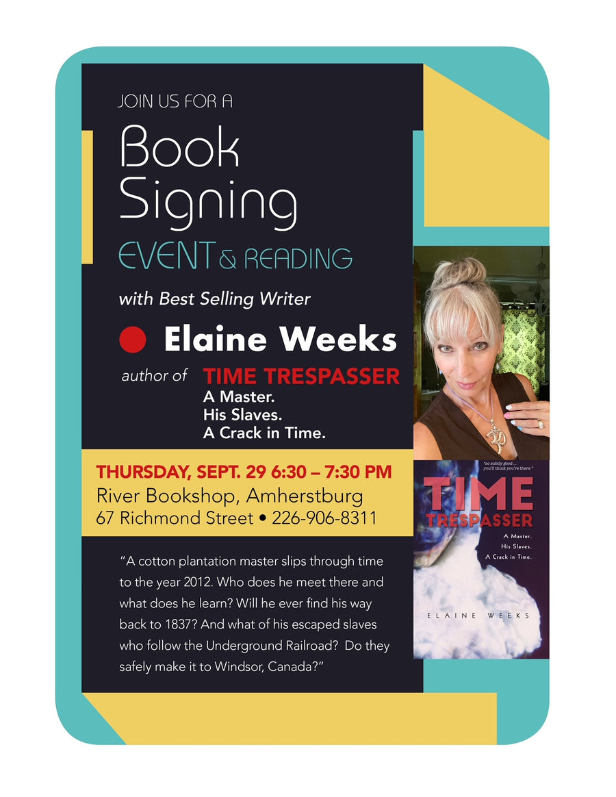 Elaine Weeks Reading: Thurs., Sept 29th