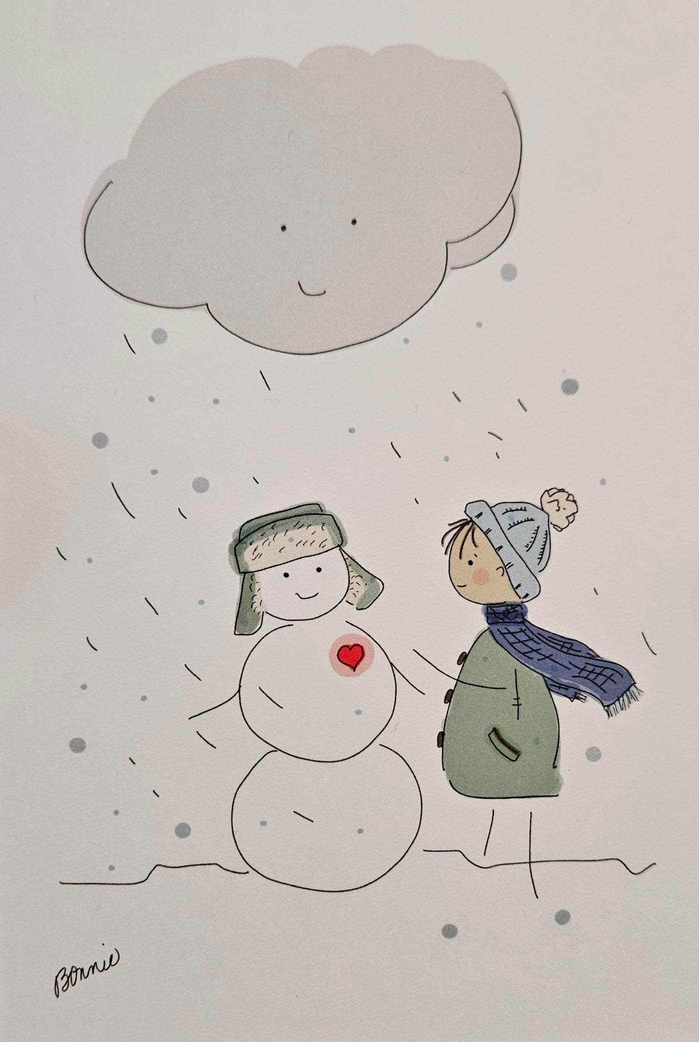 Snow Day Greeting Card