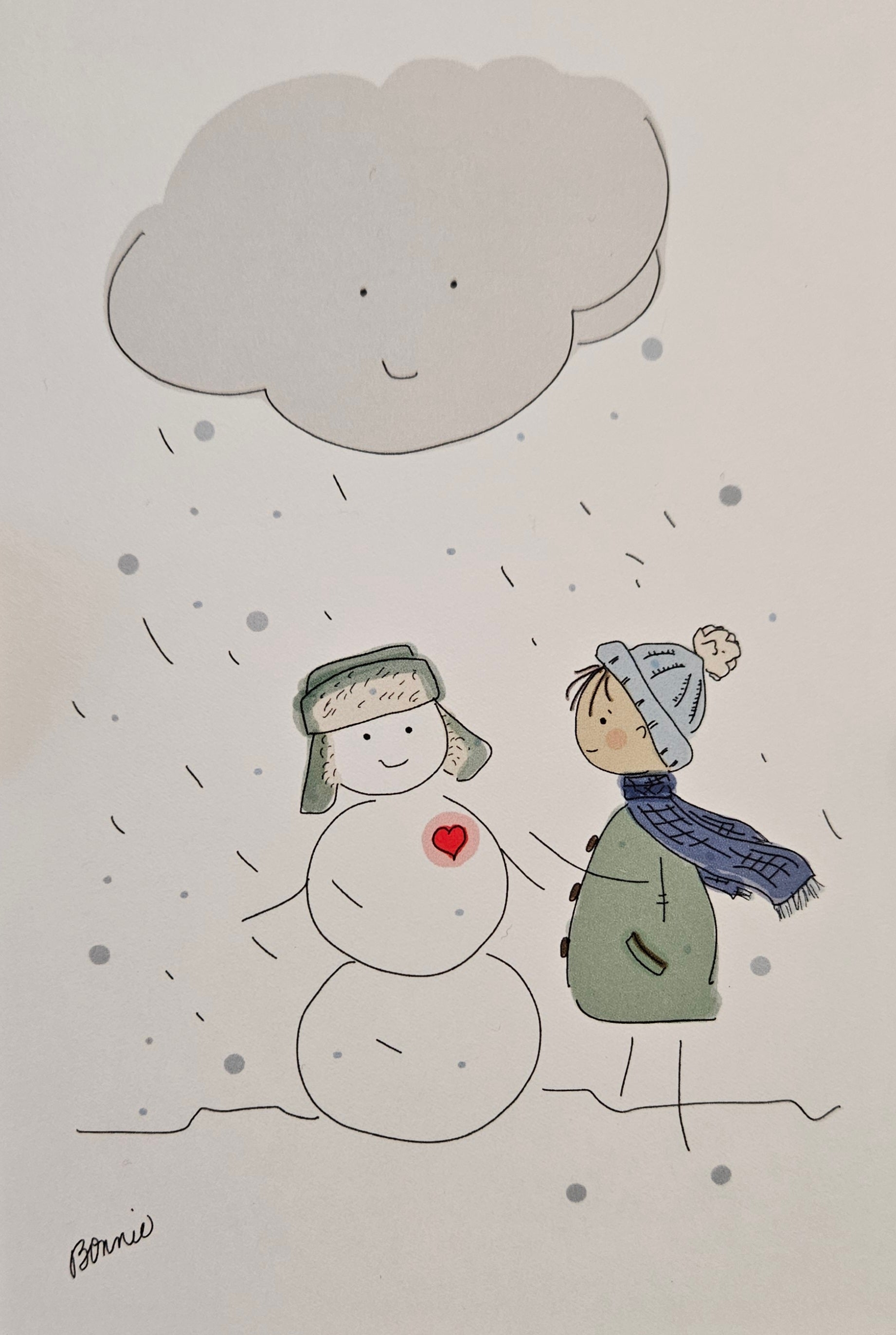 Snow Day Greeting Card