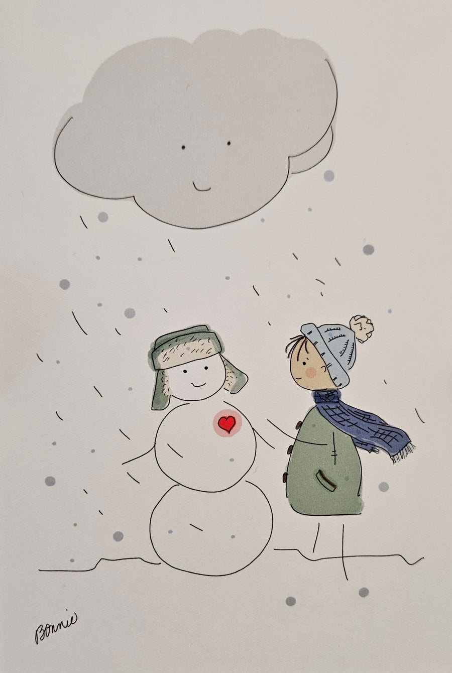 Snow Day Greeting Card