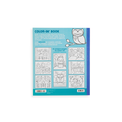 Little Cozy Critters Coloring Book