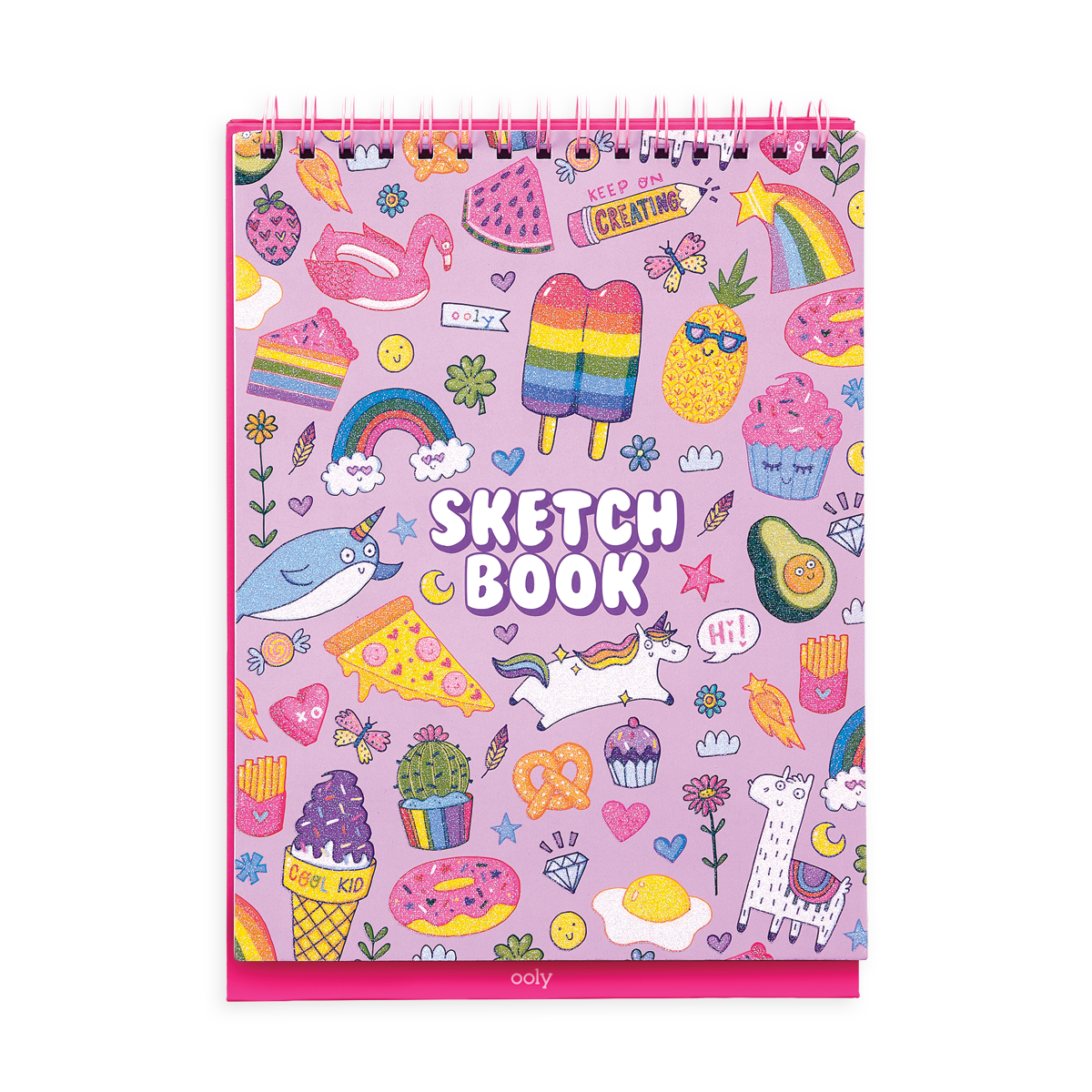 SKETCH & SHOW STANDING SKETCHBOOK: CUTE DOODLE WORLD - 1 PC (8" X 10.5")