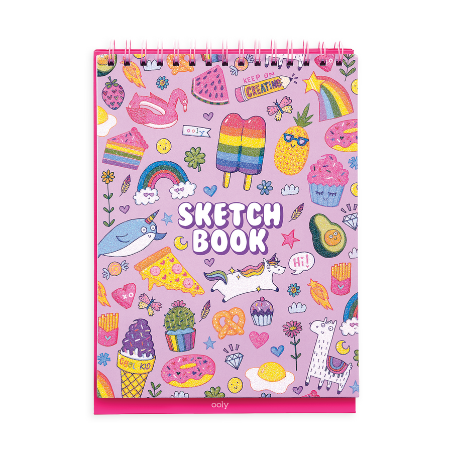 SKETCH & SHOW STANDING SKETCHBOOK: CUTE DOODLE WORLD - 1 PC (8" X 10.5")