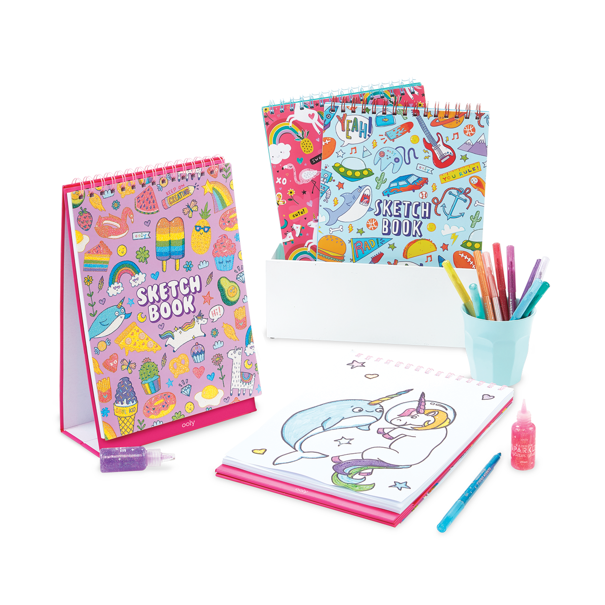 SKETCH & SHOW STANDING SKETCHBOOK: AWESOME DOODLES - 1 PC (8" X 10.5")