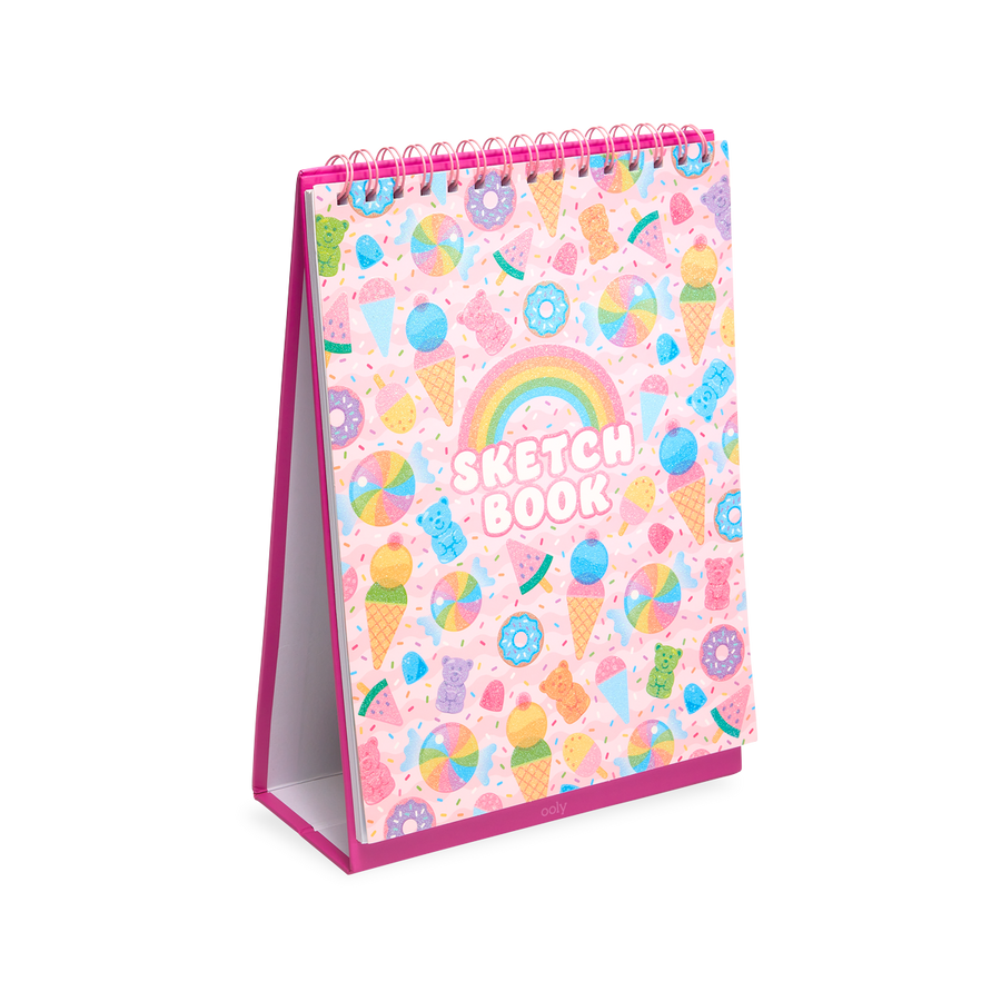 SKETCH & SHOW STANDING SKETCHBOOK: SUGAR JOY - 1 PC (8" X 10.5") (W/ GLITTER PRINT)