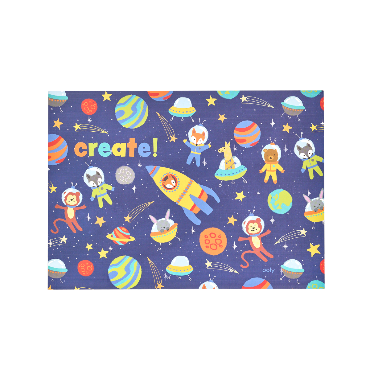DOODLE PAD DUO SKETCHBOOK - SPACE CRITTERS - SET OF 2 (8.25" X 11.5")