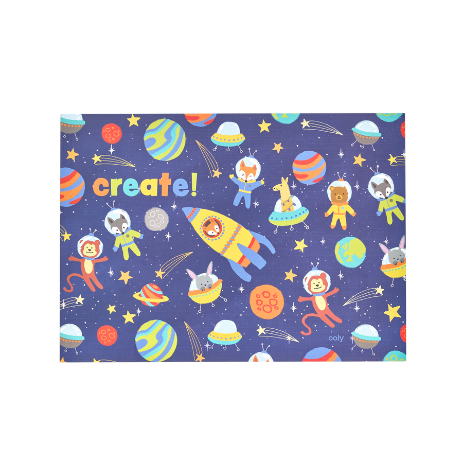 DOODLE PAD DUO SKETCHBOOK - SPACE CRITTERS - SET OF 2 (8.25" X 11.5")