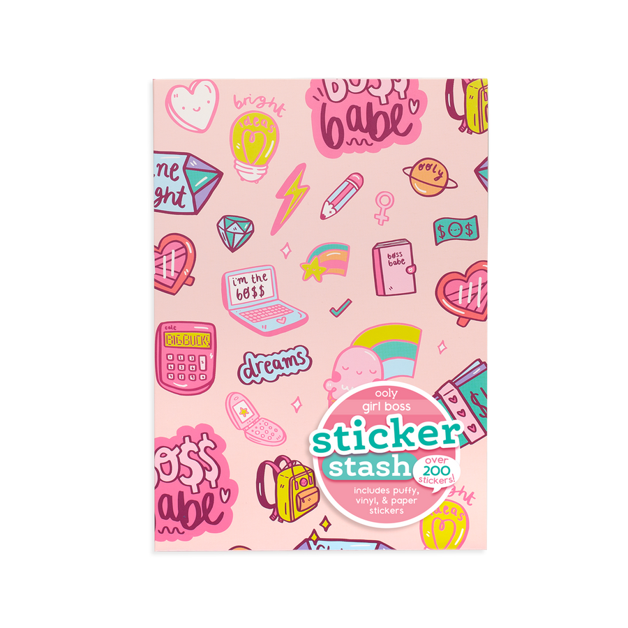 STICKER STASH - GIRL BOSS