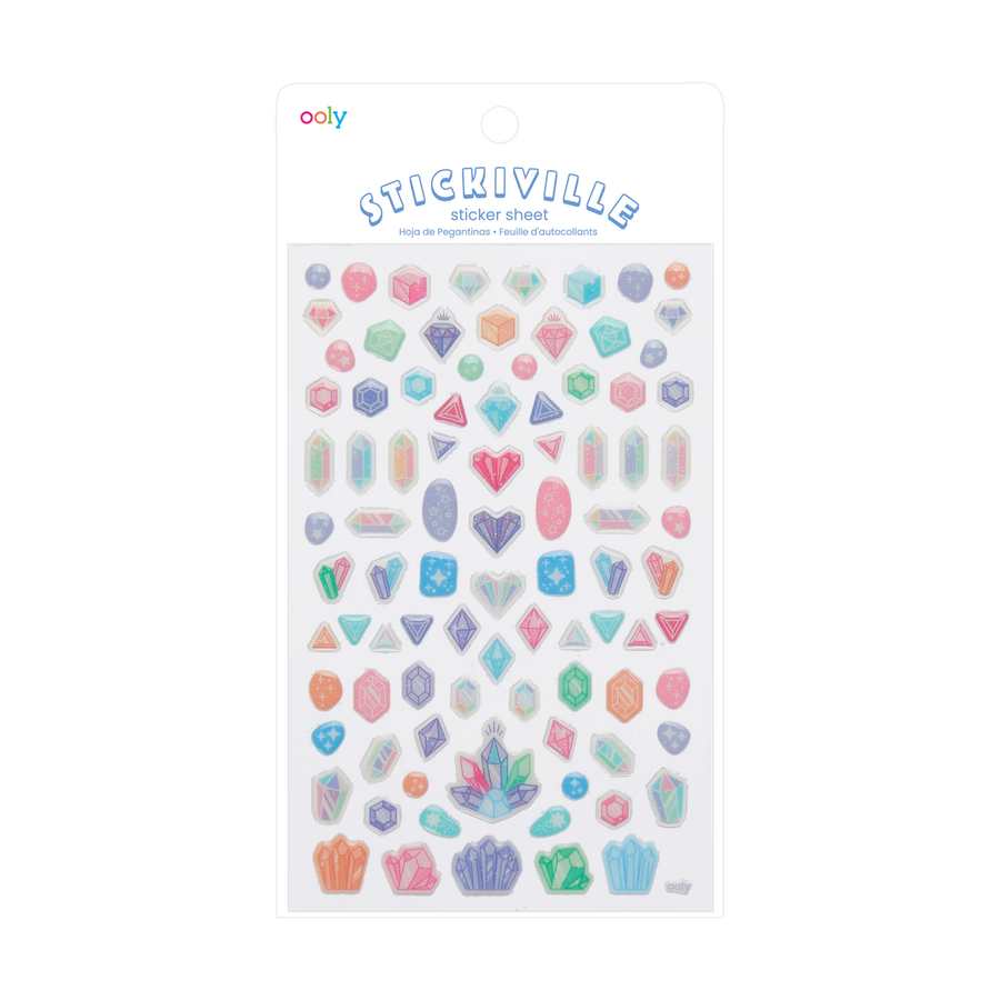 STICKIVILLE SKINNY - GLITTER GEM (1 SHEET)