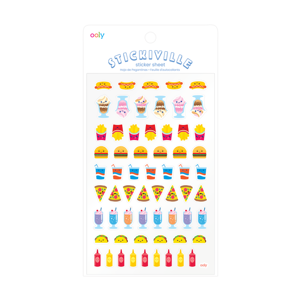 Stickiville Fast Food Stickers