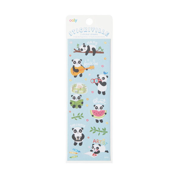 Stickiville Playful Pandas Stickers