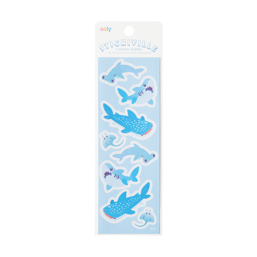 STICKIVILLE SKINNY - SHARKS & RAYS (MATTE PAPER)