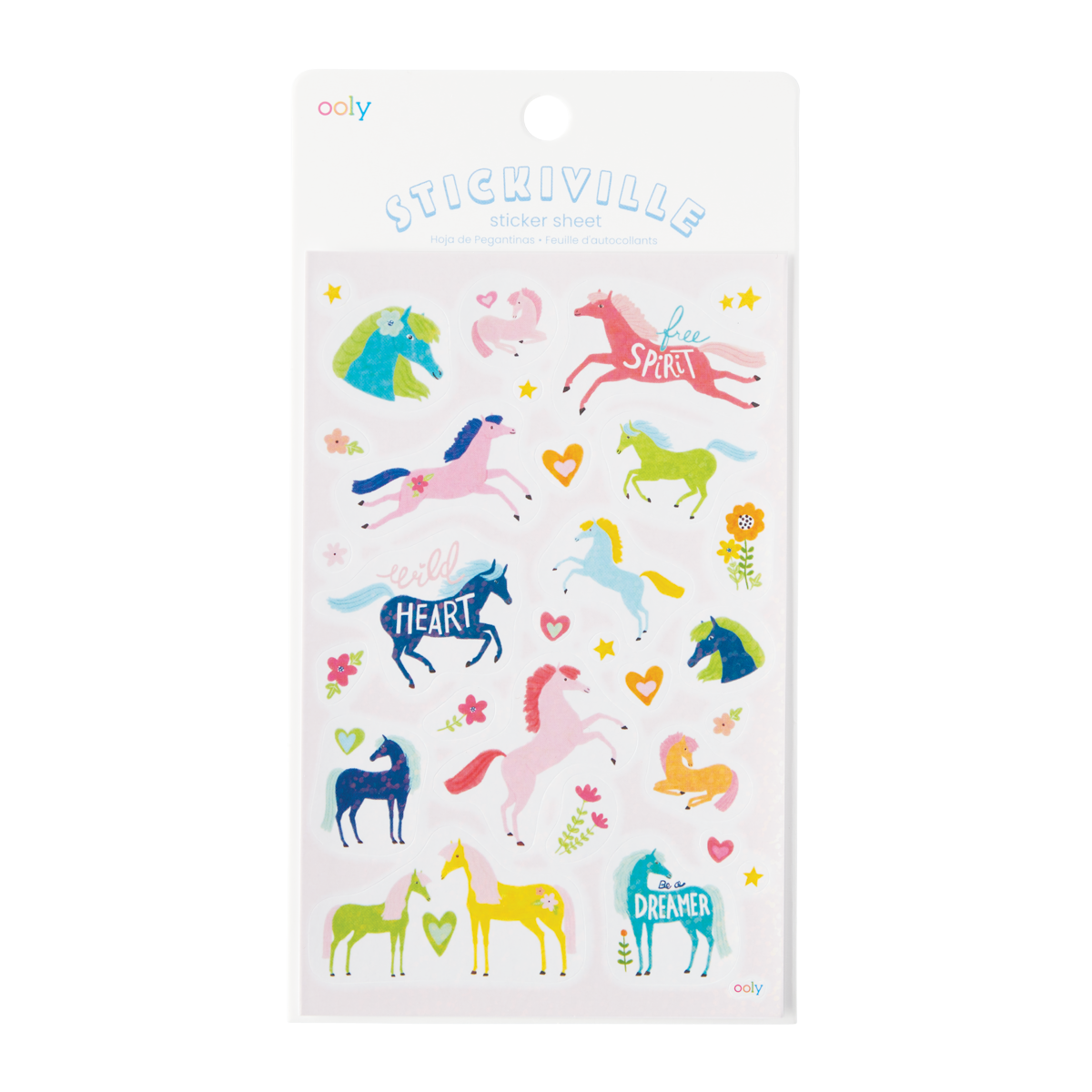 STICKIVILLE STANDARD - WILD HORSES (HOLOGRAPHIC GLITTER)