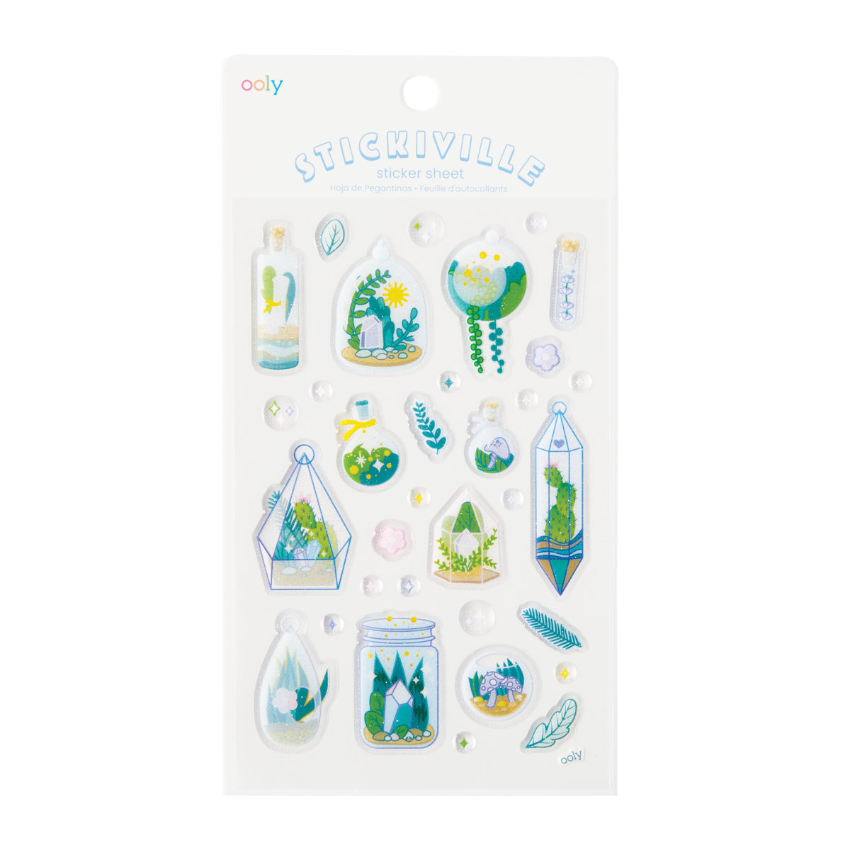 STICKIVILLE STANDARD - TINY TERRARIUM (GLITTER EXPOXY)