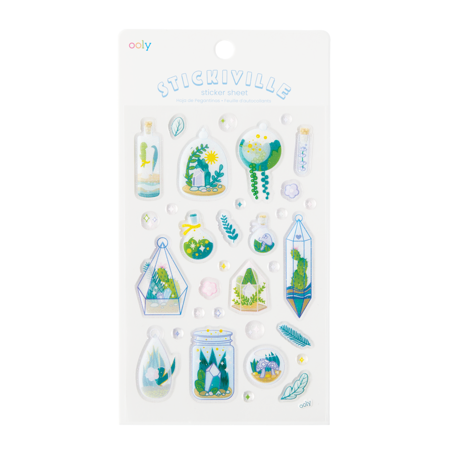 STICKIVILLE STANDARD - TINY TERRARIUM (GLITTER EXPOXY)