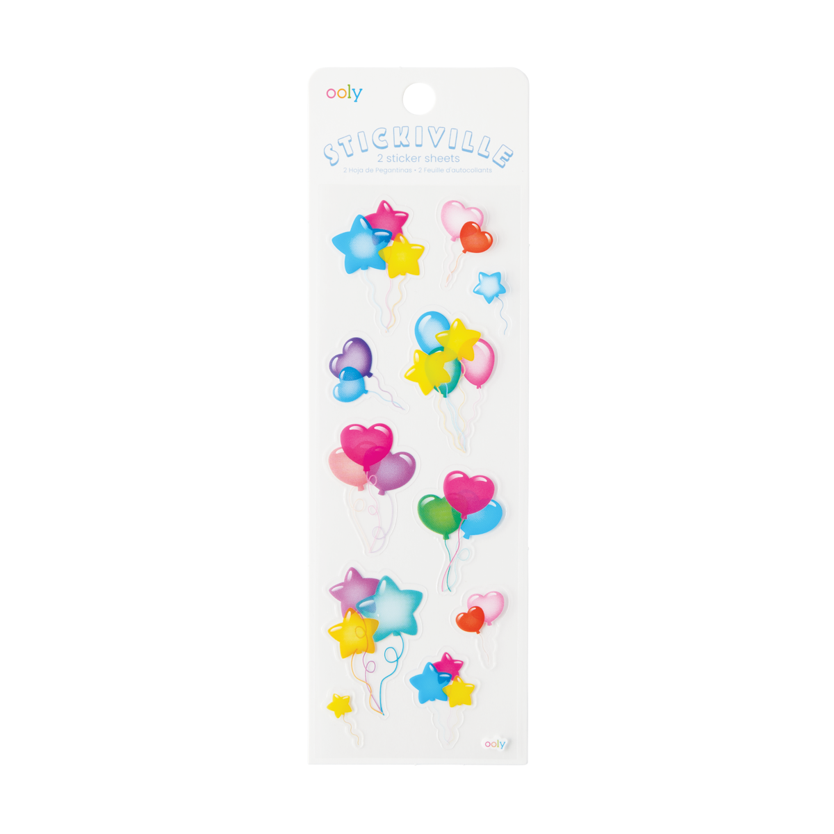 STICKIVILLE SKINNY - SHAPED BALLOONS (CLEAR)