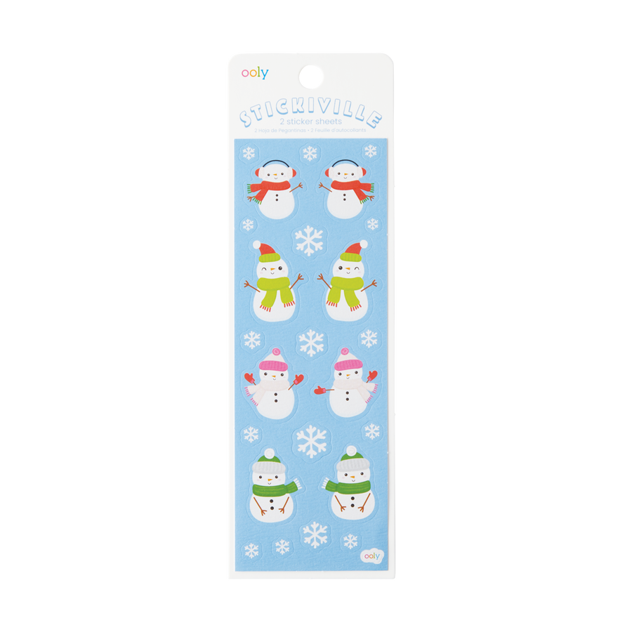 STICKIVILLE SKINNY - SNOW FRIENDS (TEXTURED MATTE PAPER)