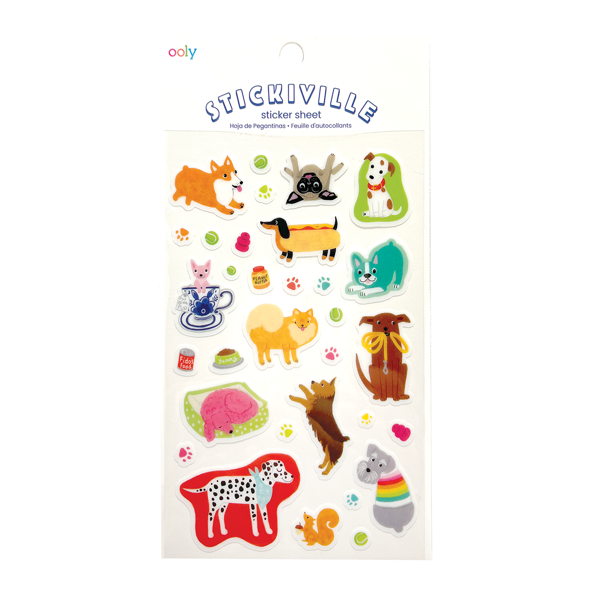 STICKIVILLE STANDARD - QUIRKY DOGS (CLEAR VINYL)