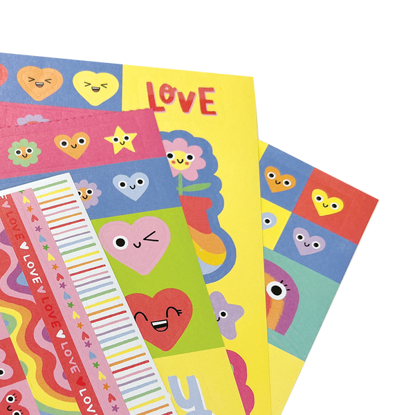 Stickiville Happy Hearts Sticker Book