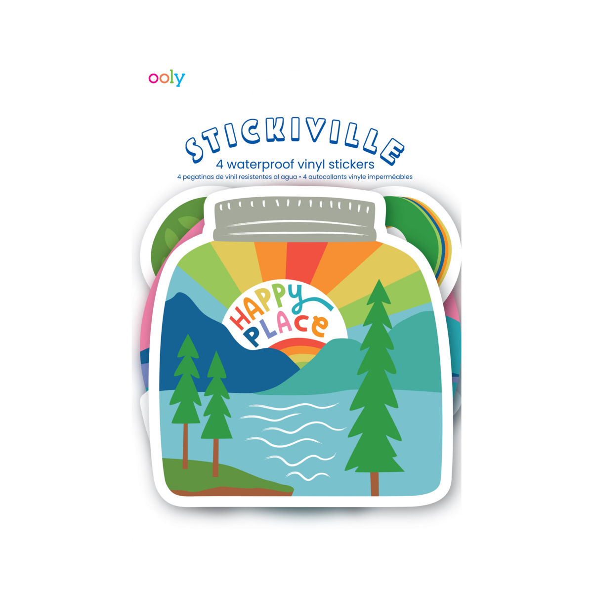 STICKIVILLE STICKERS: WILD OUTDOORS - VINYL (4 DIE-CUT)(VINYL)