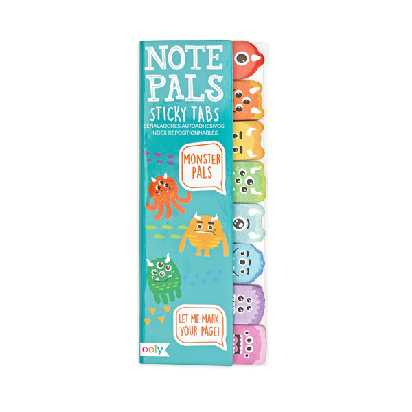 Note Pals Sticky Tabs - Monster Pals