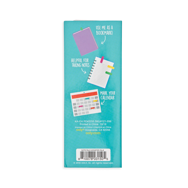 Note Pals Sticky Tabs - Monster Pals