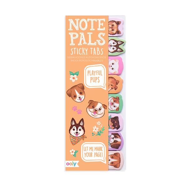 Note Pals Sticky Tabs - Playful Pups