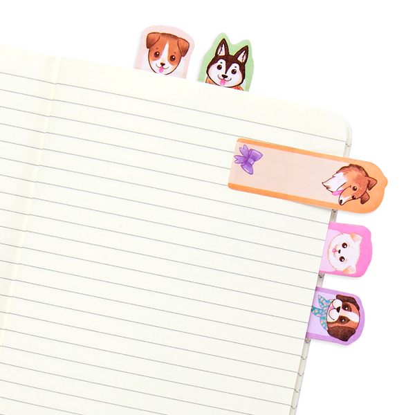 Note Pals Sticky Tabs - Playful Pups