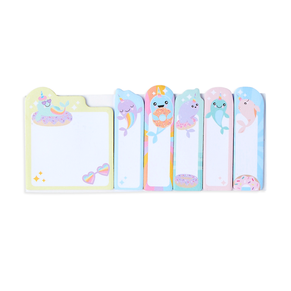 Note Pals Sticky Tabs - Nom Nom Narwhal