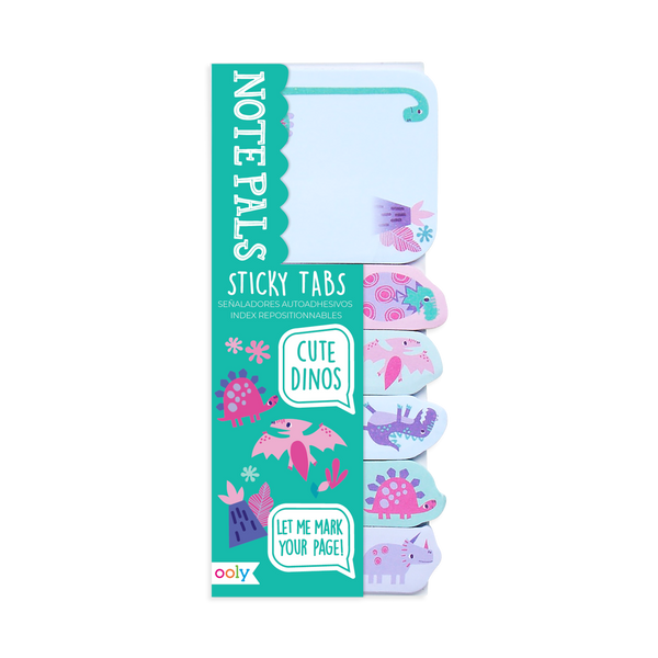 Note Pals Sticky Tabs - Cute Dinos