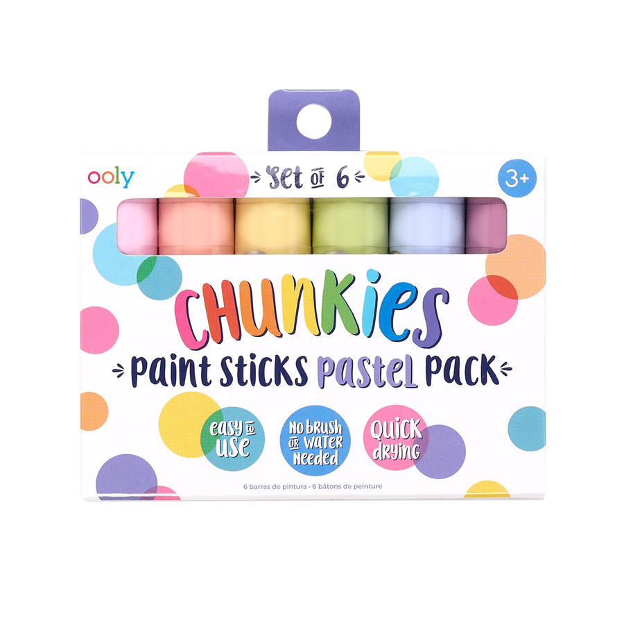 CHUNKIES PAINT STICKS: PASTEL - SET OF 6