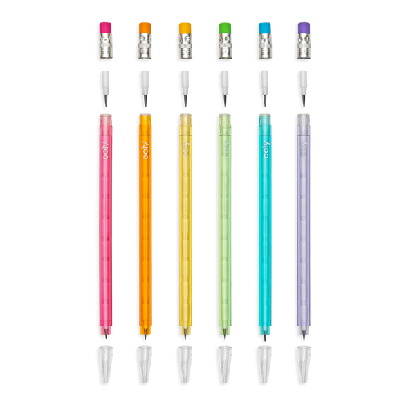 STAY SHARP GRAPHITE PENCILS - RAINBOW (SET OF 6)