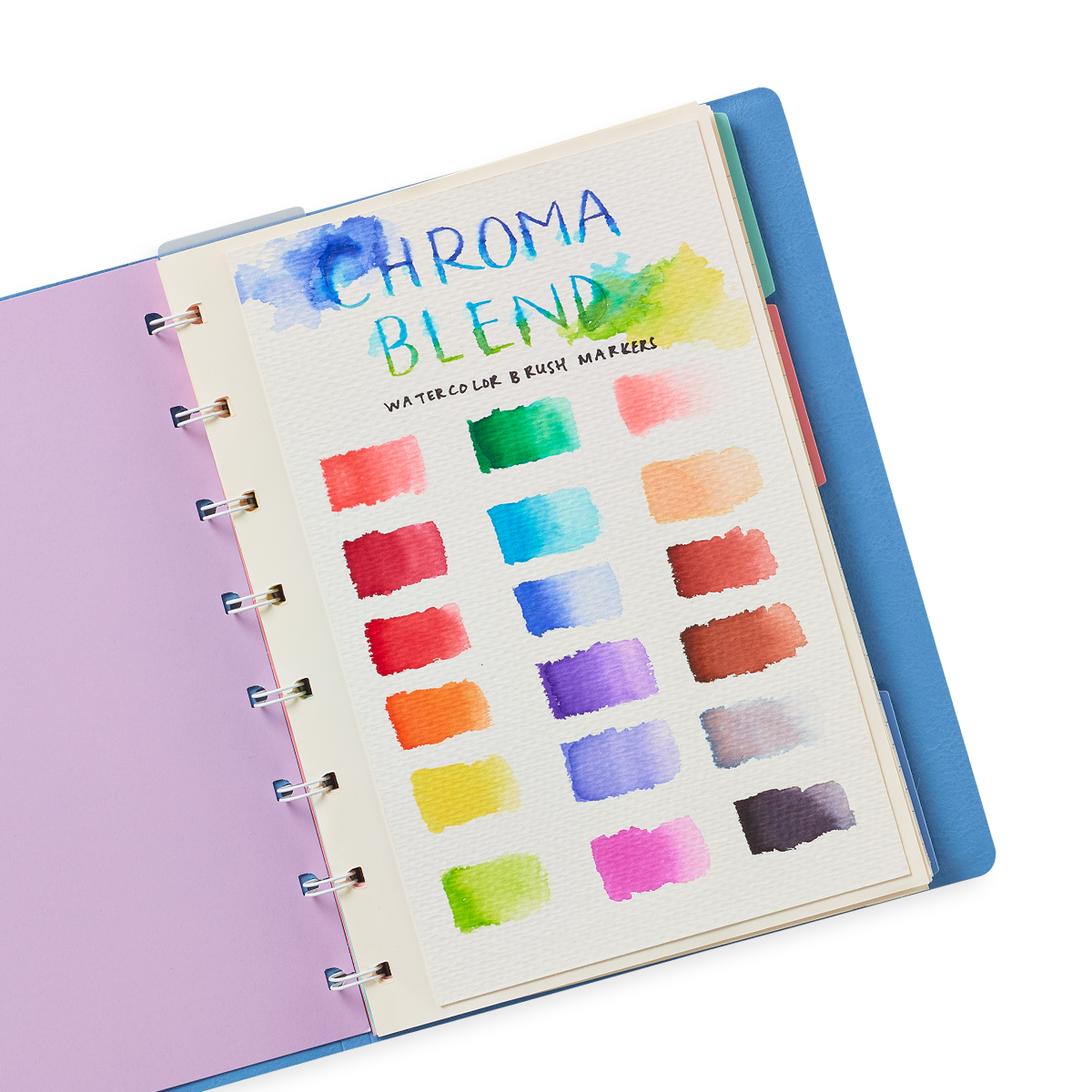 CHROMA BLENDS WATERCOLOR BRUSH MARKERS - SET OF 18