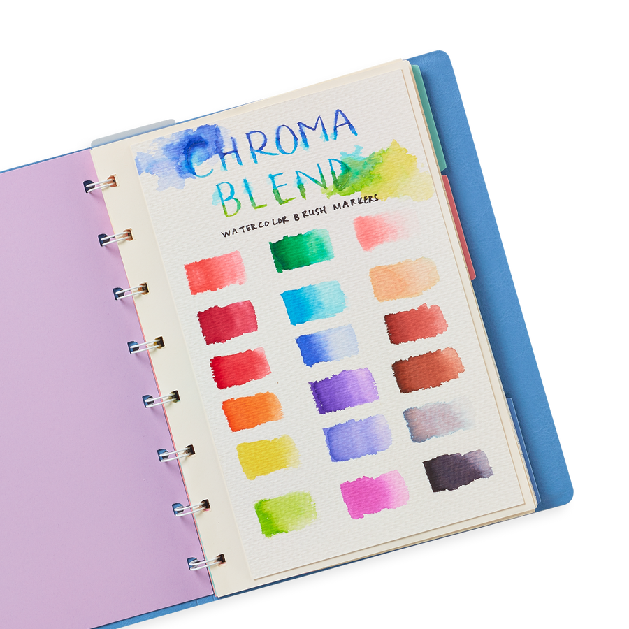 CHROMA BLENDS WATERCOLOR BRUSH MARKERS - SET OF 18