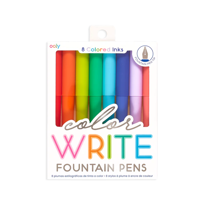 Color Write: Fountain Pens (Set of 8)