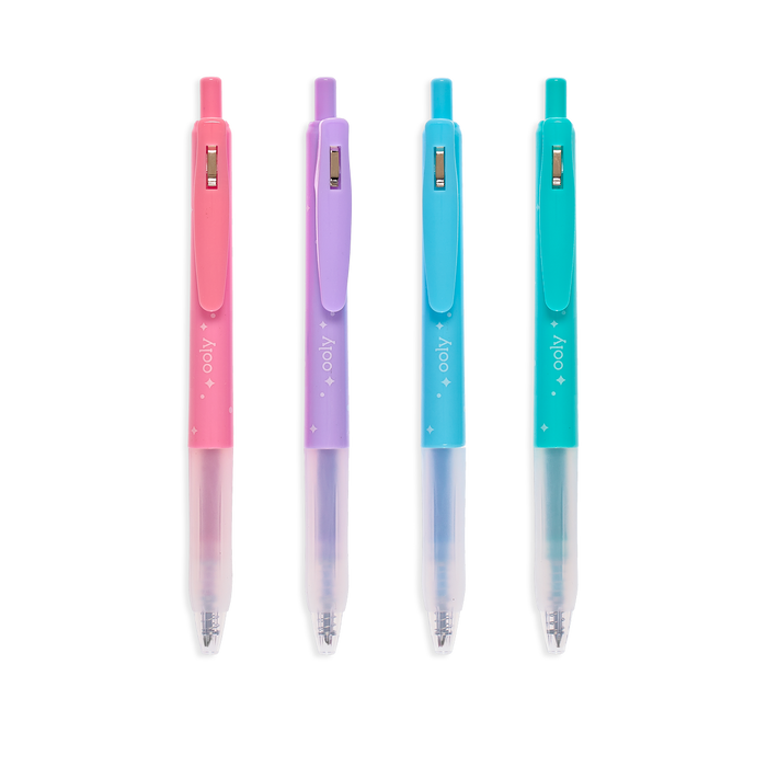 Oh My Glitter! Retractable Gel Pens - Set of 4