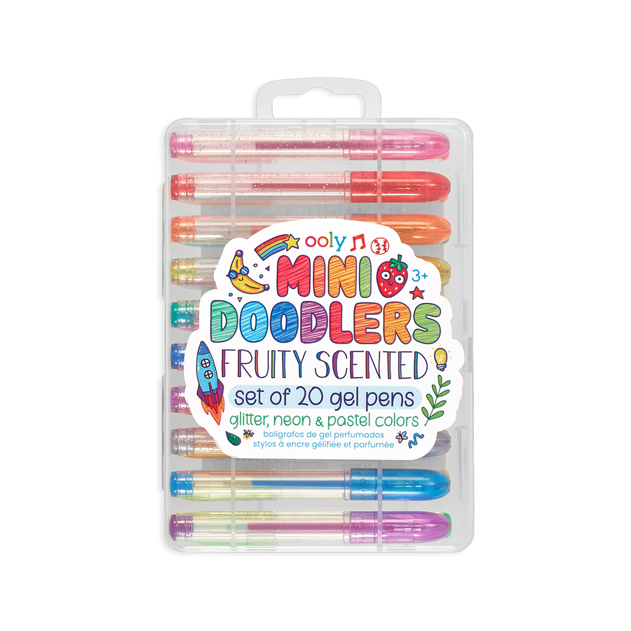 MINI DOODLERS FRUITY SCENTED GEL PENS - SET OF 20