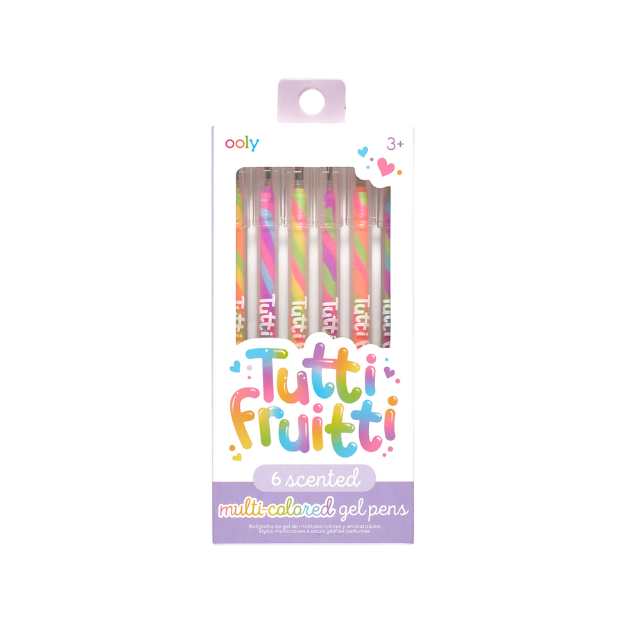 TUTTI FRUITTI SCENTED GEL PENS - SET OF 6