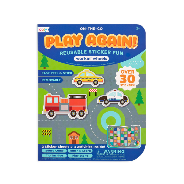 Play Again! Mini On-The-Go Activity Kit - Working Wheels